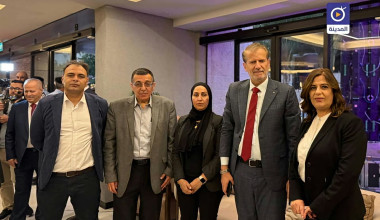 المشاركة في فعاليات افتتاح فندق القصر في مدينة نابلس